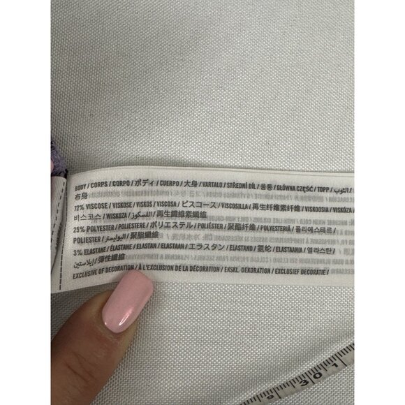 Hollister Y2K Purple Plaid M Crop Top Grunge Academia Prep Clueless Aesthetic - Picture 7 of 9